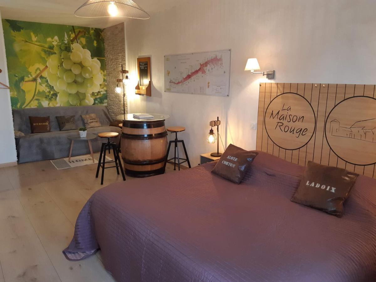 La Maison Rouge Ladoix - Proche Beaune Экстерьер фото